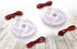 Pyle Marine Speakers - 4 Inch 2 Way Waterproof Outdoor Audio System with LED Lights, 100 Watt Power - 1 Pair - PLMRS43WL