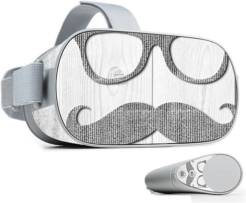 MightySkins Skin for Oculus Go Mobile VR - Hipster | Unique, Durable Vinyl Decal Wrap Cover | Easy to Apply, Remove |