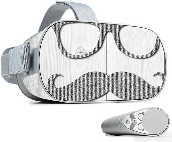 MightySkins Skin for Oculus Go Mobile VR - Hipster | Unique, Durable Vinyl Decal Wrap Cover | Easy to Apply, Remove |