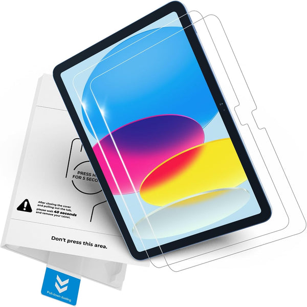 MOBDIK 2 Pack Screen Protector Compatible with iPad A16 11th / 10th
