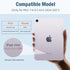 Wenlaty iPad Mini 7/6 Case 2024/2021 (A17 Pro), Slim Trifold Stand Cover with Pencil Holder, Soft TPU Back, Auto