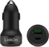 LinkOn 45W Car Charger with 27W USB-C PD3.0 & 18W USB-A QC3.0 for iPhone Xs/Max/XR/X, iPad, Samsung Galaxy, Pixel,