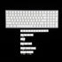 YMDK 124 Key White Blank ZDA XDA V2 PBT Keycaps for MX Keyboard 104 87 61 Melody 96 KBD75 ID80 GK64 SP84