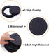 6.5" Foam Speaker Enhancer, 4PCS Self Adhesive Fast Rings, Universal High Rebound Sponge Bass Blocker Kit