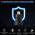 Qidoe 12V USB Outlet Dual 18W Quick Charge 3.0 Port & 30W PD Car Charger Socket with Voltmeter