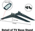 AIDITIYMI 58R6E3 L-1738 R-1738 Replacement Base Stand TV Legs Compatible with Hisense TV