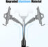 360 Cup Phone Holder for Car with Adjustable Long Gooseneck, Cell Phone Holder Mount for Car | Truck | Golf Cart