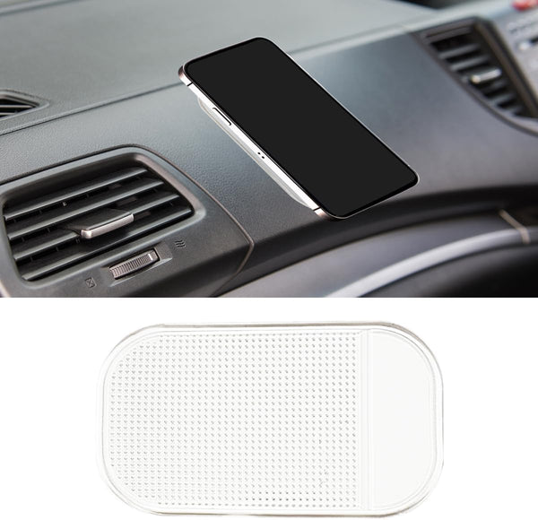 SKERJOVL Car Dashboard Non-Slip Mat, Washable Reusable Magic Sticky Gripping Mat, 5.27"x 3.28"