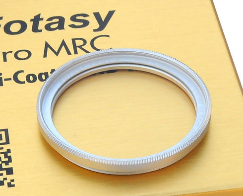 Fotasy 40.5mm Silver Ultra Slim UV Protection Lens Filter, 16 Layers Multicoated, MRC Multi Resistant Coating