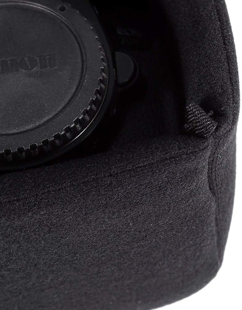 DSLR Camera Bag Insert, Padded Shockproof Protection Travel Pouch for Photography (Black)