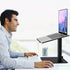 BESIGN LSX6 10-14" Computer Holder Stand, Ergonomic Adjustable Notebook Riser for Standing Work, Compatible with Air