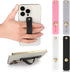 WLLHYF Smartphones(4) Phone Loop Finger Holder, Silicone Phone Grip Phones Fingers Strap Stand Universal Portable