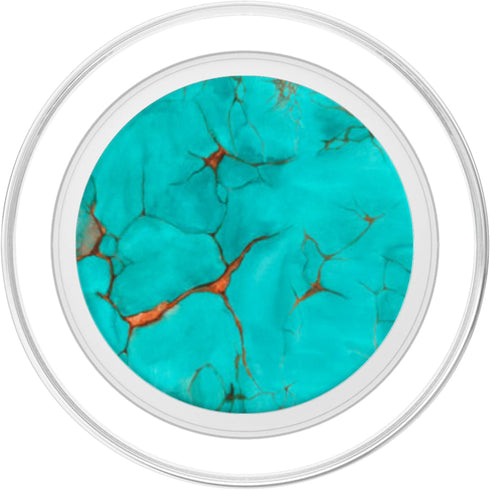 PopSockets PopGrip for MagSafe - Western Turquoise Stone Print Phone Grip