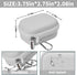Boobowl Case for Anker Nano Portable Charger Power Bank 5,000mAh with Built-in Lightning Connector - White