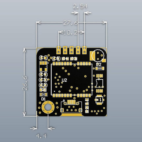 Doudou et Compagnie 2pcs GT-U7 NEO-6M, STM32, Doudou GPS Module, High Sensitivity, Low Power Consumption, Compatible