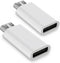USB C to Micro USB Adapter, 2-Pack Type C Female to Micro USB Male Connector for Samsung Galaxy S7 Edge S6