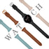 JOYOZY Compatible with Samsung Galaxy Active 2 Watch Band, Genuine Leather for Galaxy Watch 40mm 44mm