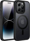 JETech Magnetic Case for iPhone 14 Pro Max 6.7-Inch, Black, Compatible with MagSafe, Slim Shockproof Phone Cover