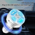 4 Port USB C Car Charger Adapter with LED Light, Quick Charge Type C/PD 20W/QC 3.0 for iPhone 14 13 12 S22 S21 (White)