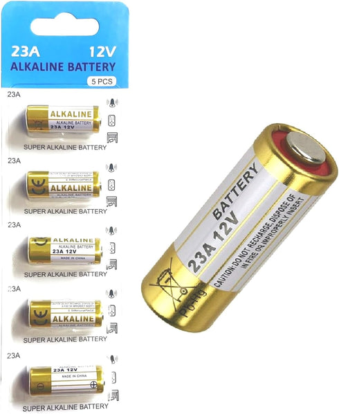 Generic 23A 12V Batteries for Doorbell and Remote Control, 12 V Battery 5