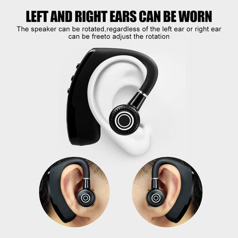 Wireless Earbuds, 25 Hours Talktime Wireless Mono Bluetooth Headset with HD Microphone, Noise Reduction