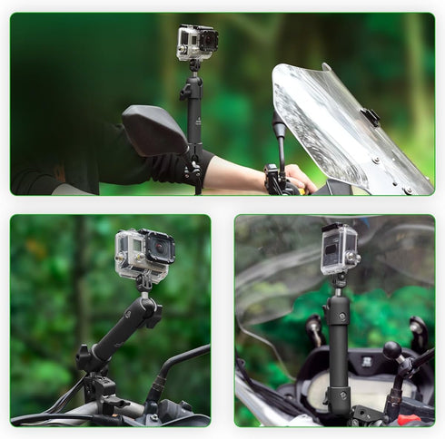 FANAUE Super Clamp Camera Mount - Monitor Magic Arm Double Ball Head Adapter for DSLR/Gopro