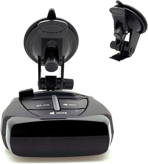 Enhanced Strong Windshield Suction Cup Mount for Escort MAX MAX2 Radar Detector with Slide in Metal Plate