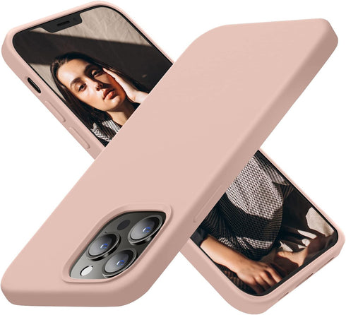 Cordking iPhone 13 Pro Max Case - Silicone Ultra Slim Shockproof Protective Phone Case with Soft Anti-Scratch