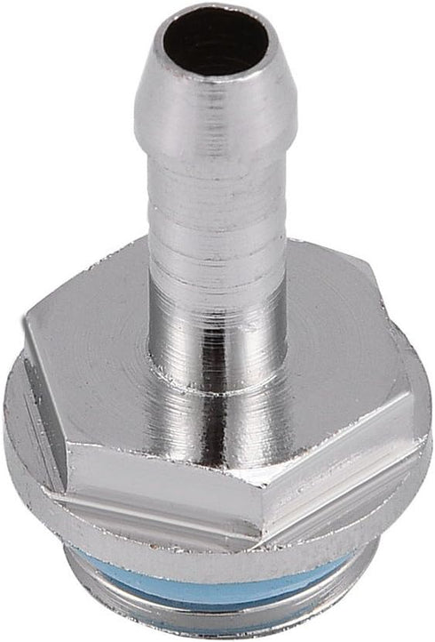 Wendry PC Water Cooling Barb Fitting, G1/4 Thread Barb Connector for Computer Cooling System, Pack of 6