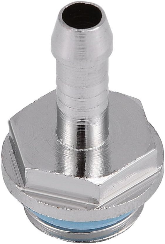 Wendry PC Water Cooling Barb Fitting, G1/4 Thread Barb Connector for Computer Cooling System, Pack of 6