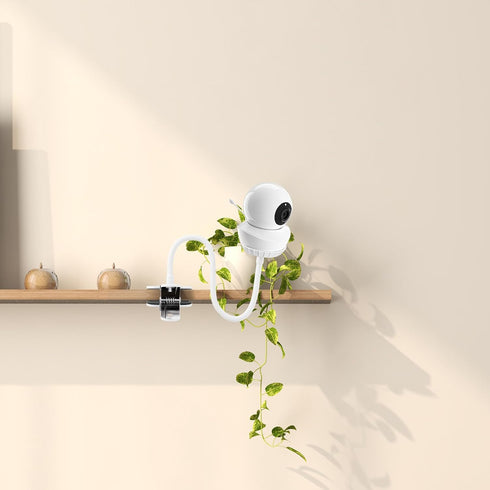 honecumi S2/V43 360 Baby Monitor Mount Compatible with Babysense HD Baby Camera, Flexible Gooseneck Crib Clamp Mount