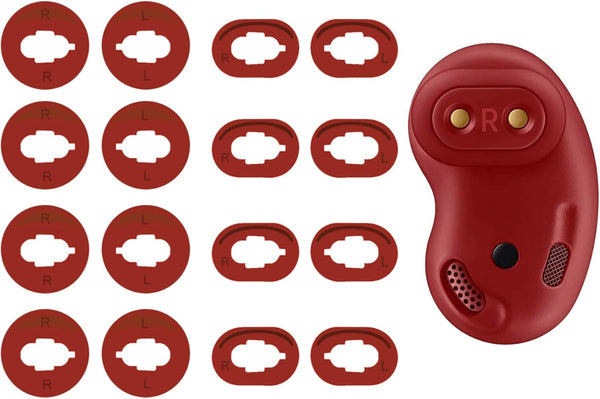 Galaxy Buds Live Adapter Tips - 8 Pairs Replacement Silicone Rubber Ear Tips, Compatible with Samsung