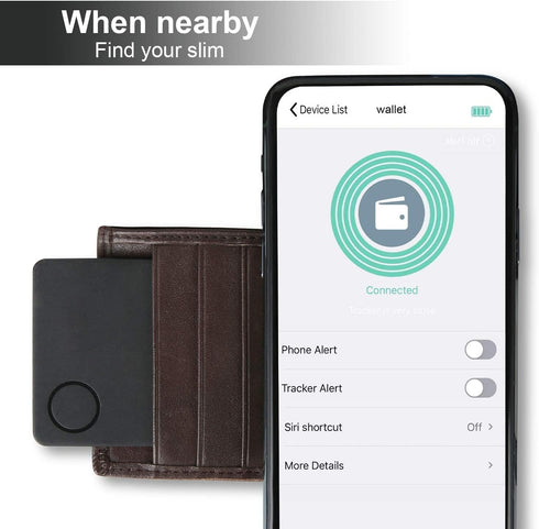 Wallet Tracker Finder Locator, Slim GPS Credit Debit Card Tracker Device for Men, Waterproof