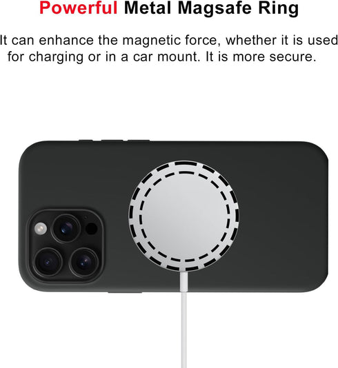 TYXK 3 Pack,Universal Metal Ring Sticker for Wireless Charger&Magsafe Sticker,Magnetic Ring for Phone Case,Compatible