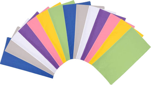 14-Pack Large Size Microfiber Cleaning Cloths, 12x12 inches for Laptop, Computer, and More