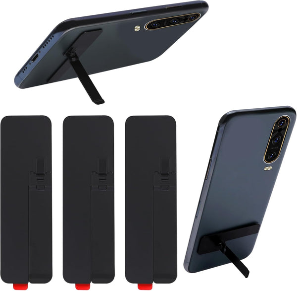 FAIRY CORA 3 Pcs Ultra-Thin Invisible Phone Kickstand, Adjustable Vertical and Horizontal Stand, Compatible