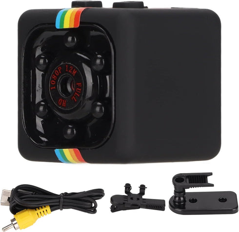 POCREATION Mini Wireless Security Camera with 140° Shooting, Motion Sensor, Low Light Video Mode