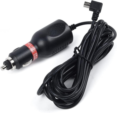Dash Cam Charger Cable GPS Navigator Power Cord for Dash Cam GPS MP3 Player Charging for 12V Car and 24V Truck.
