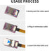 PinQiongZhe Solderable ESIM PCB Chip Soldering Points to ESIM External Card Holder MINI Card Extension Cable Wireless