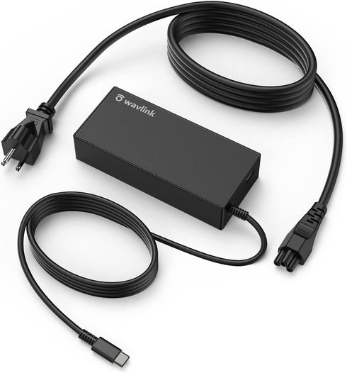 USB C Laptop Charger 100W AC Power Adapter with 12W USB A Output for MacBook, ASUS, Huawei, Lenovo, HP, Dell, Samsung