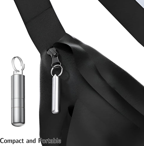 SAMIQU 2-in-1 Kit(Set 2) SIM Card Removal Tool with Cleaning Brush EDC Keychain Tool for Phone and Earbud Cleaning