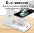 Wireless Charger, 4 in 1 Charging Station, Fast Stand for iPhone 15/14/13/12/11 Pro Max XR/XS 8 Plus, for Apple Watch