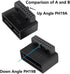 USB 3.0 90 Degree Motherboard Adapter, 19 Pin/20 Pin Male to Female Extension Adapter for Desktop