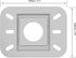 QualGear PRB-717-Wht Ceiling Mount Projector Accessory