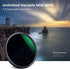 K&F Concept 62mm Variable Neutral Density Lens Filter ND8-ND2000 (3-11stop) for Camera Lens (D-Series)