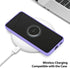 ZUSLAB Nano Silicone Case for Samsung Galaxy S21 Ultra 5G, Liquid Silicone Rubber Shockproof Full Protection (Purple)