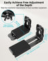 HCMOUNTING 33 LBS 3.5"-6.3" Universal Soundbar Wall Mount Bracket- for Samsung, Sony, Bose, LG, Vizio, Sonos & More