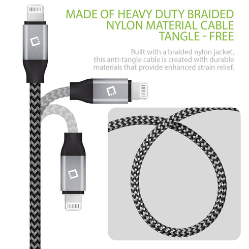 Cellet iPhone Charger Cable - Lightning Charging Cord Compatible for Apple iPhone 14 Pro Max Plus and More