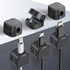 6 Pack Magnetic Cable Clip, Under Desk Cable Management, Adhesive Cord Clip Storage Box for Home Desk Phone Car Wall