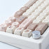 Hyekit PBT Keycaps for Mechanical Keyboard, 144 Keys Cute Cat Keycaps, Dye-Sublimation Custom Keycaps for Cherry